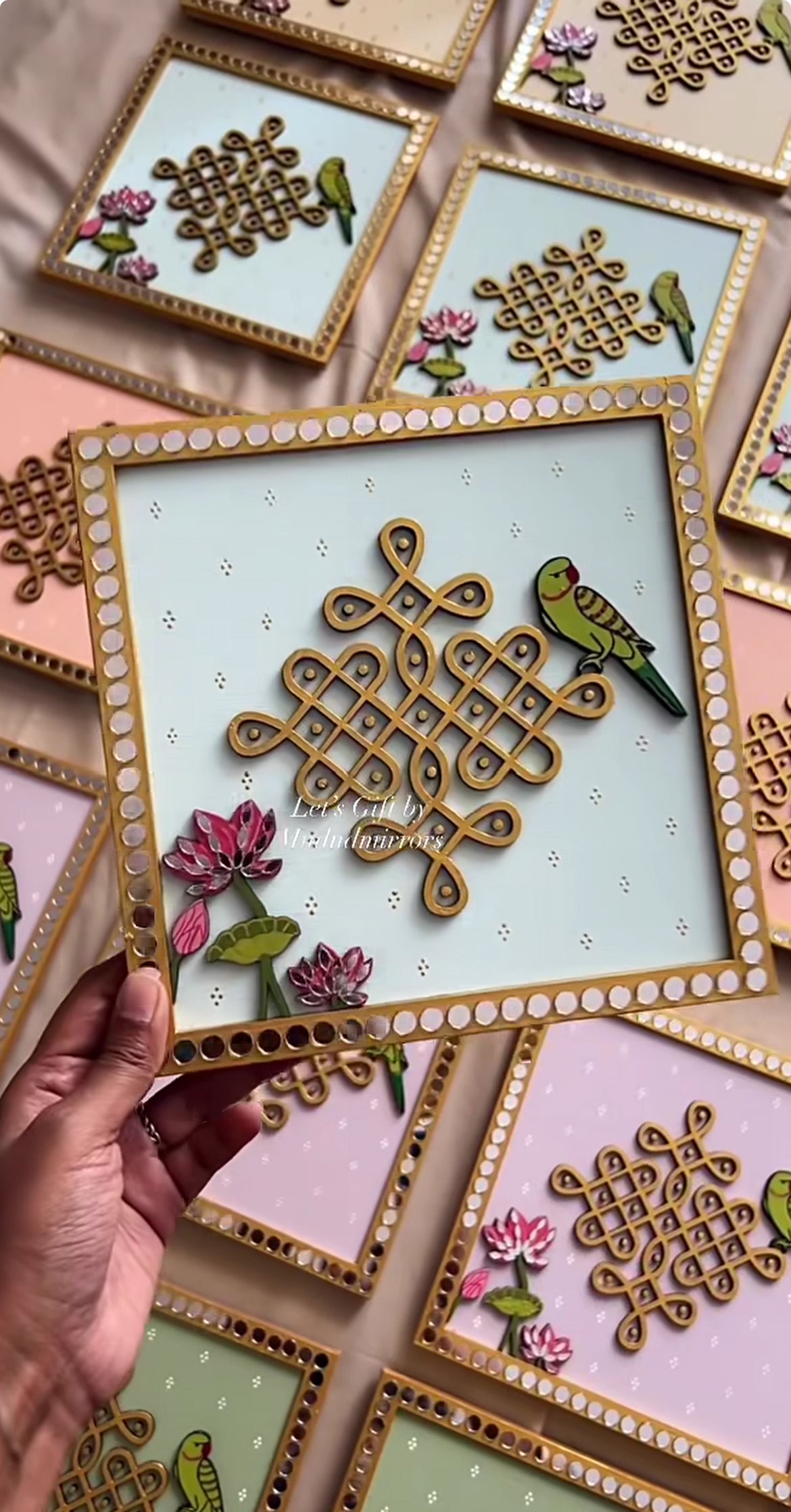 Kolam Wall Plates – Handcrafted Traditional Decor