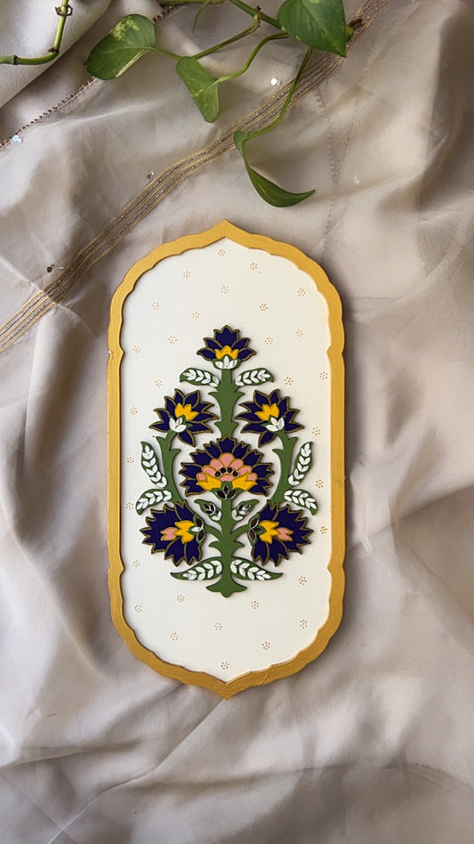 Royal Floral- Handcrafted Wall Decor