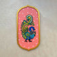 Hand-Painted Peacock Theme MDF Wood Wall Decor