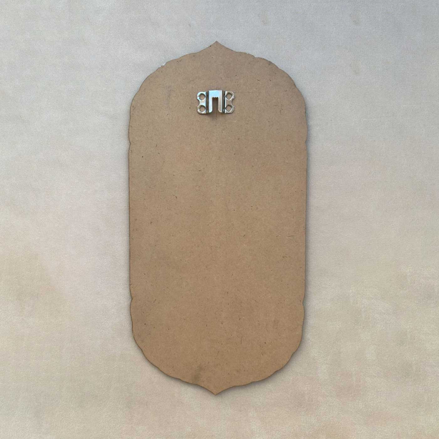 Hand-Painted Floral Motif MDF Wood Wall Decor