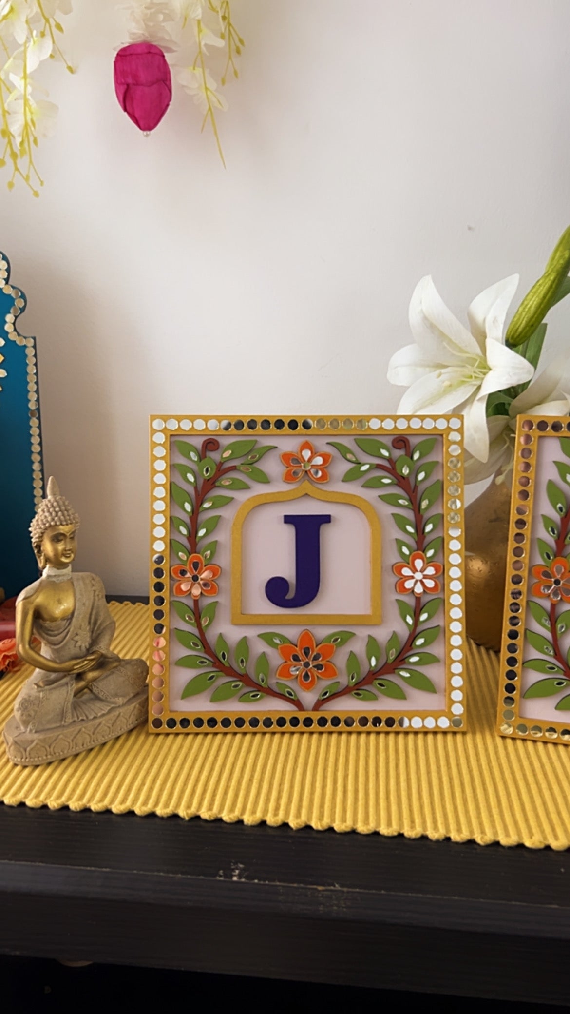 Personalised Name & Initials _ Handcrafted Plates