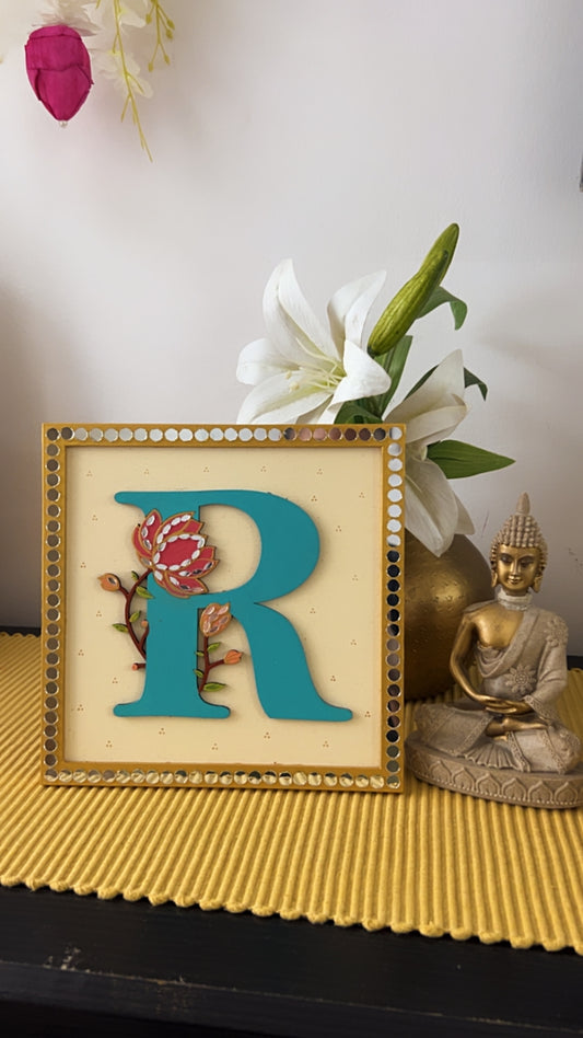 Personalised Name & Initials _ Handcrafted Plates