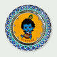 Bal Radha Krishna Lippan Art Wall Plate