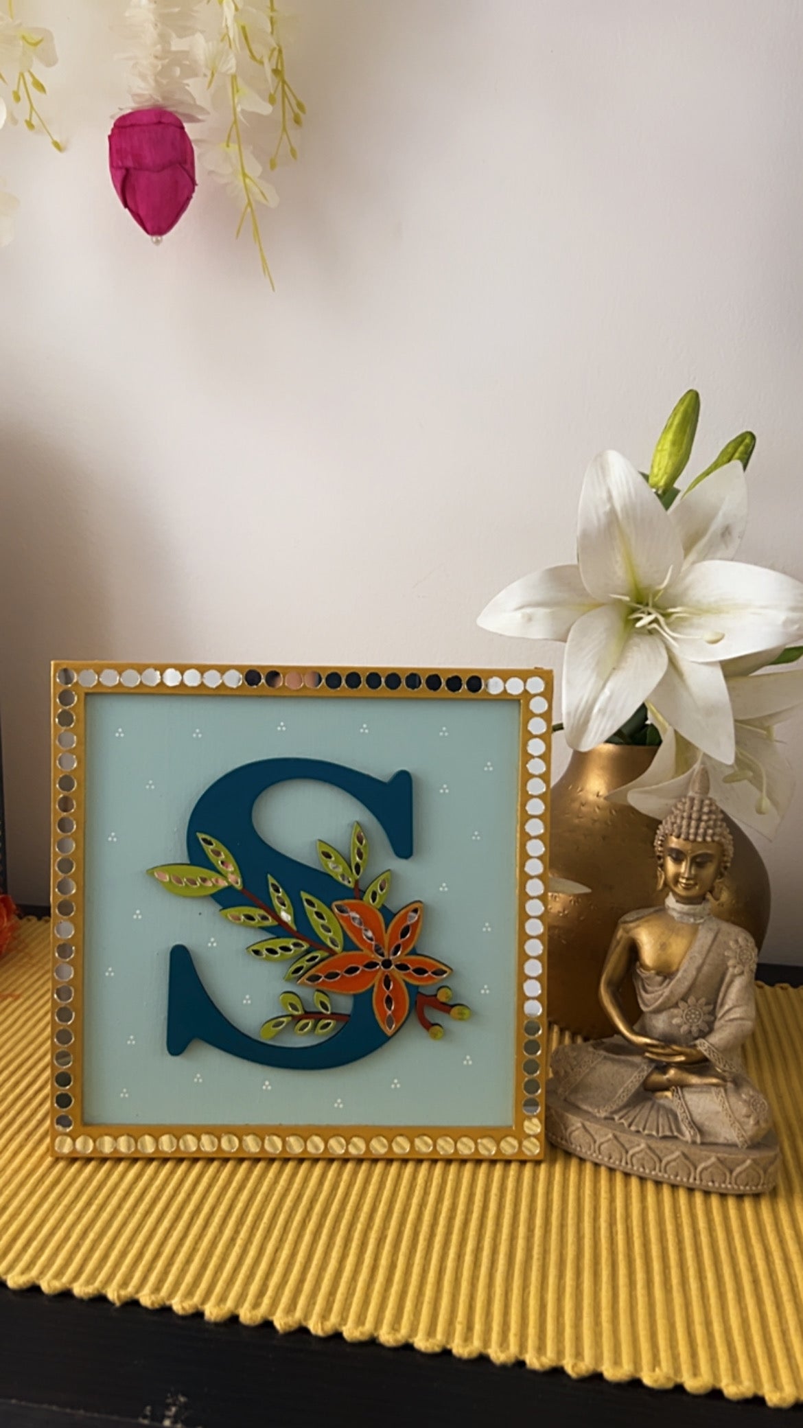 Personalised Name & Initials _ Handcrafted Plates
