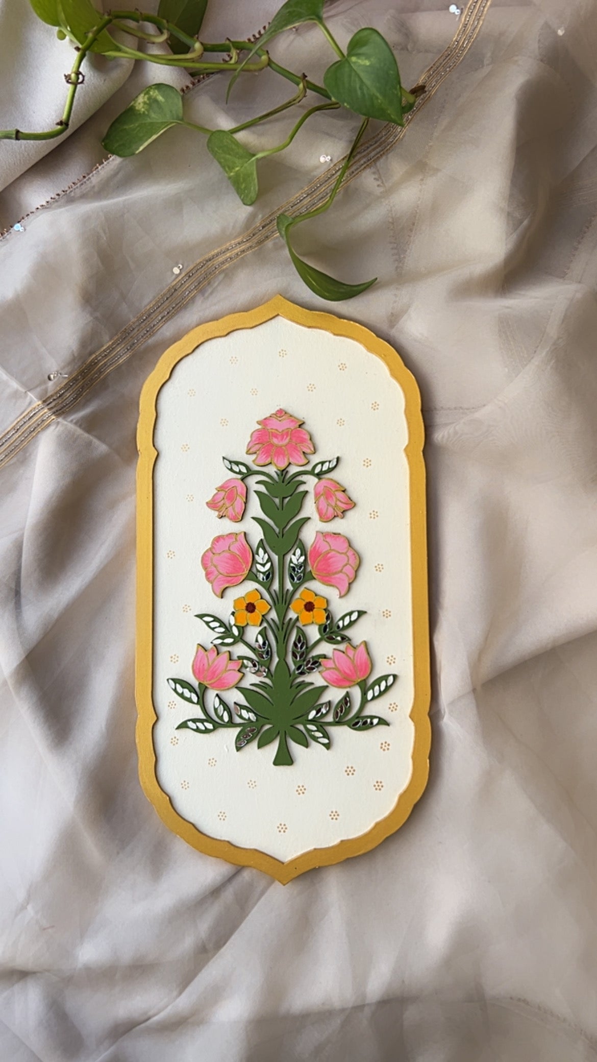 Blush Bloom-Handcrafted Wall Decor