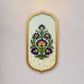 Hand-Painted Floral Theme MDF Wood Wall Decor